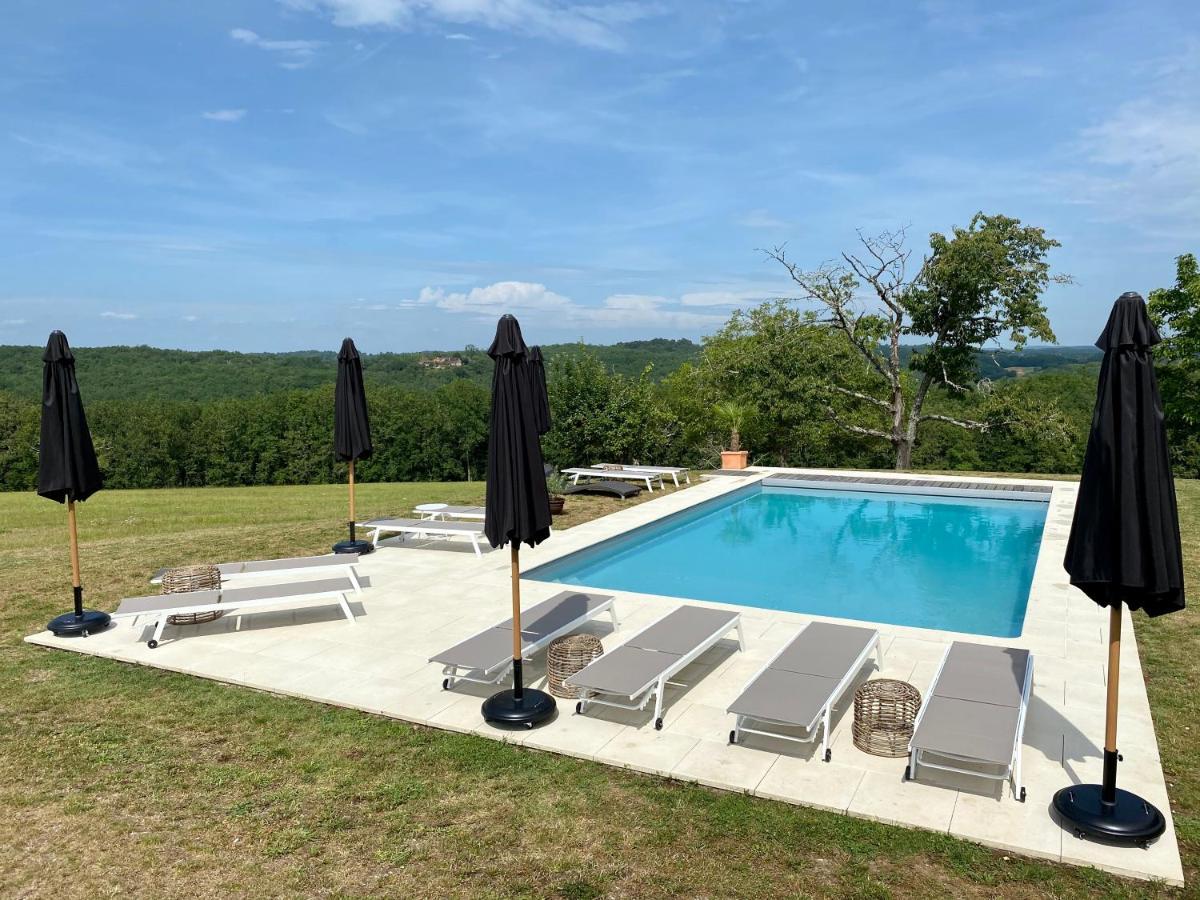 Domaine De Cazal - Gite 2 Pers Avec Piscine Au Coeur De 26 Hectares De Nature Preservee Villa Saint-Cyprien  Exterior foto